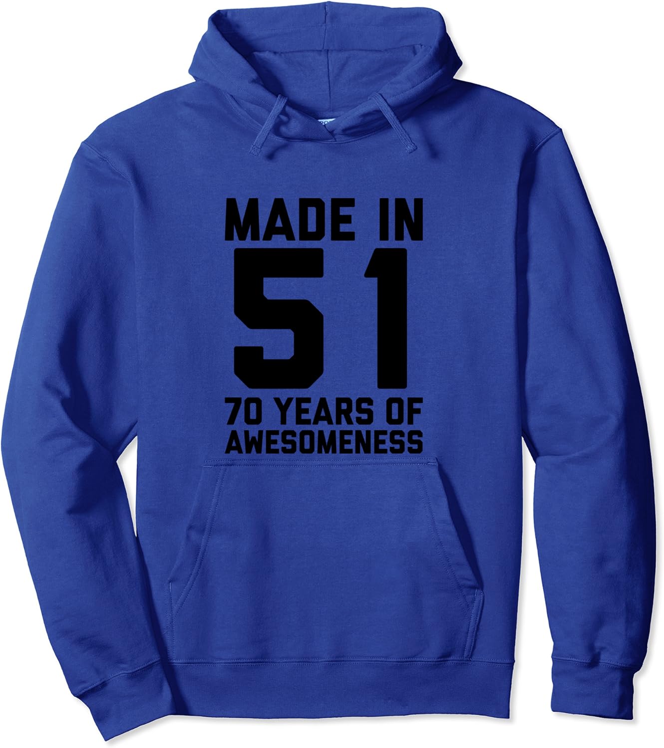 Cadeau de 70 ans pour lui Homme 70 ans Grandpère 1951 Sweat à Capuche Amazon.fr Mode